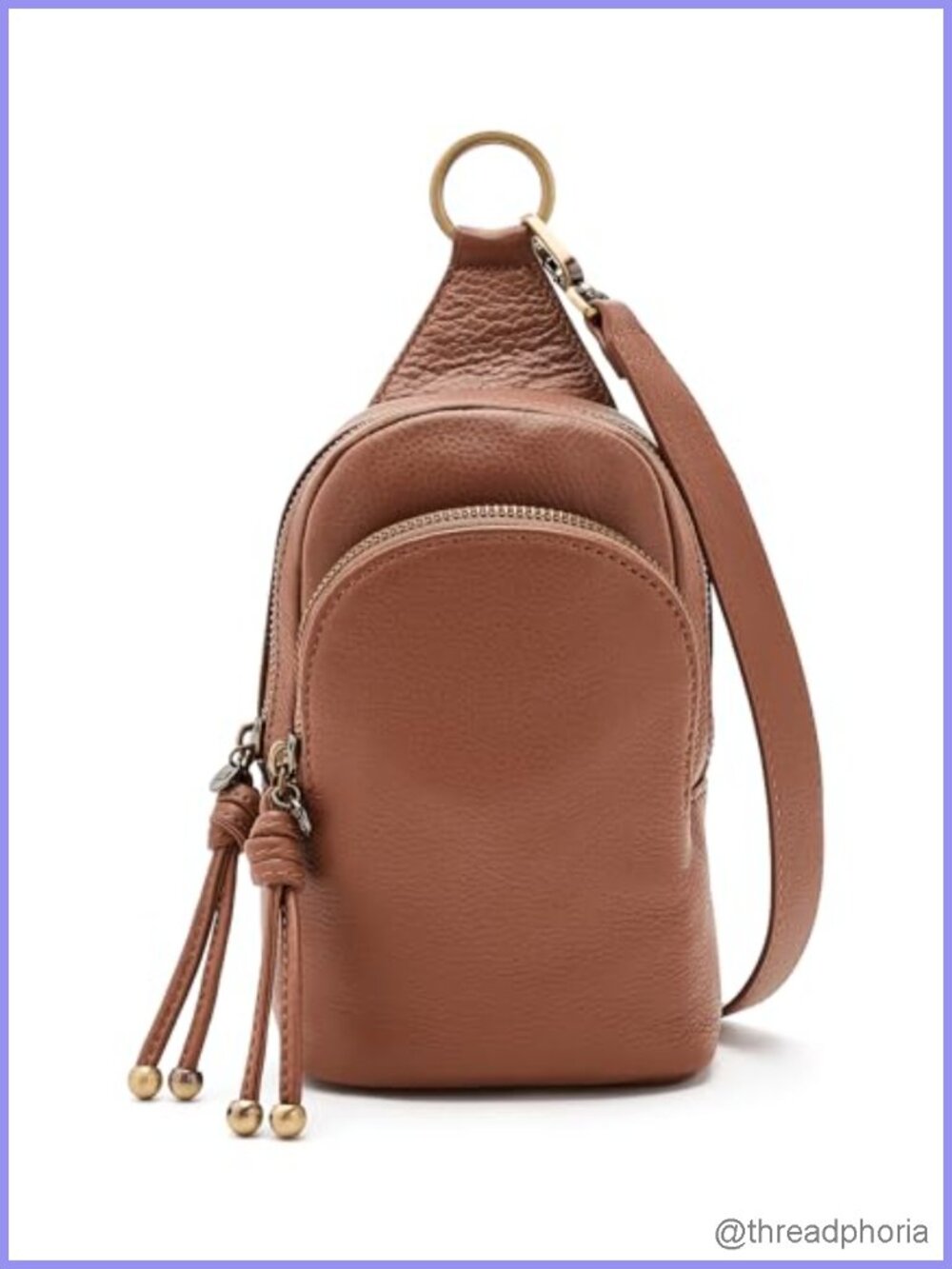 HOBO Small Sling Leather Hands-Free Crossbody Bag